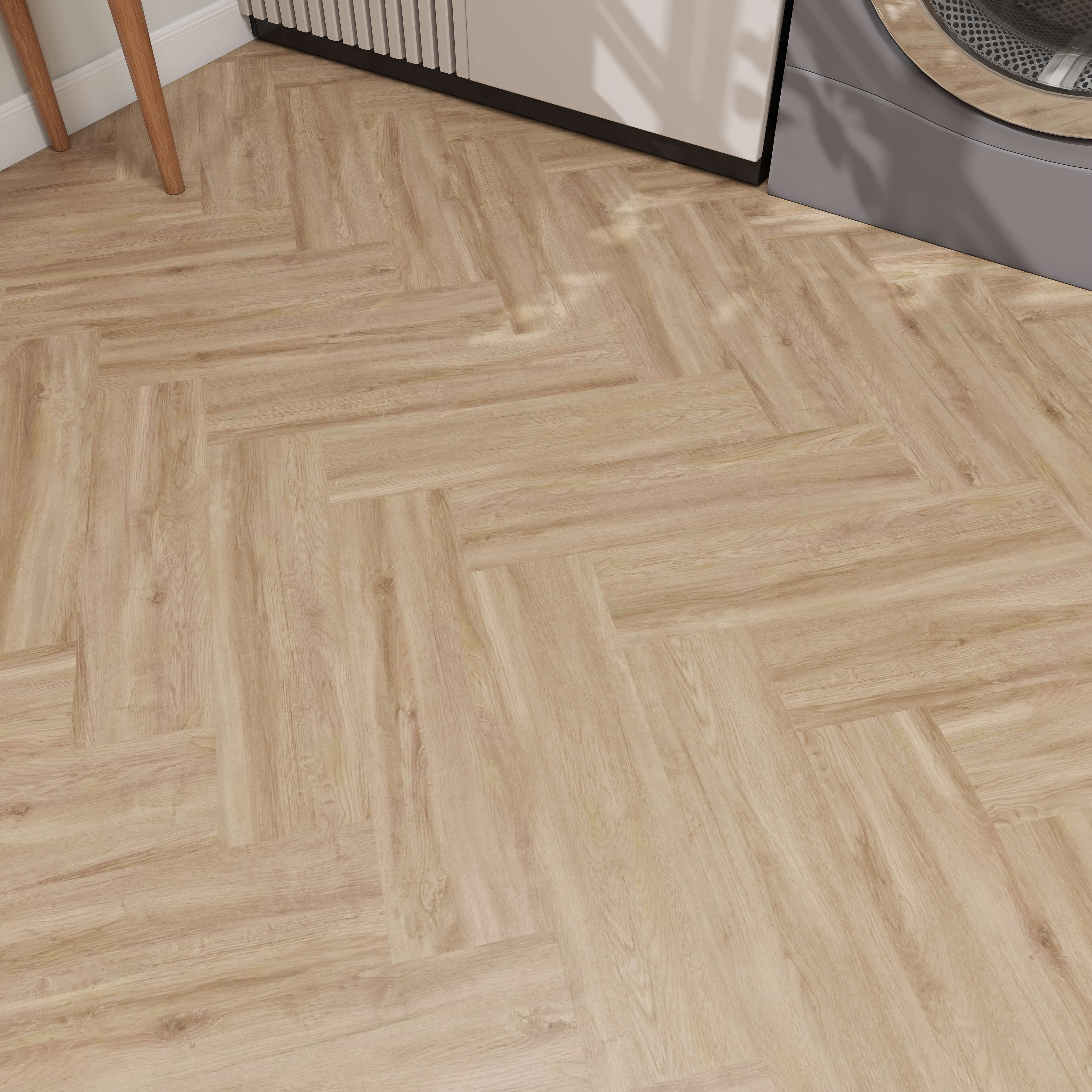 HFLOR New Harmony Tranquillity Gluedown Linen Fiyori Oak 7877