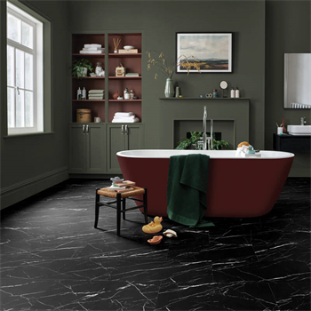 Luvanto Premium Design Click Plus Black Marble Tile