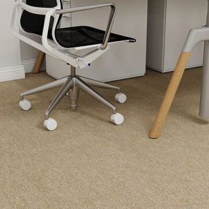 Beige carpet tiles
