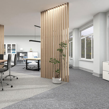 Nouveau Basics Black Fleck Carpet Tiles - DCTUK