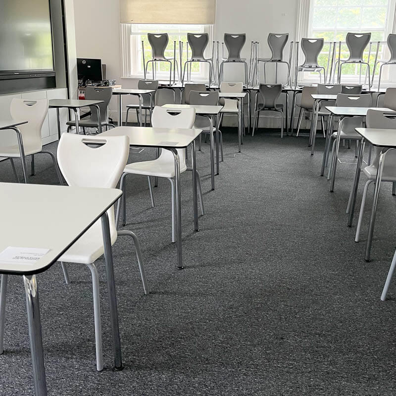 Nouveau Basics Black Fleck Carpet Tiles - DCTUK