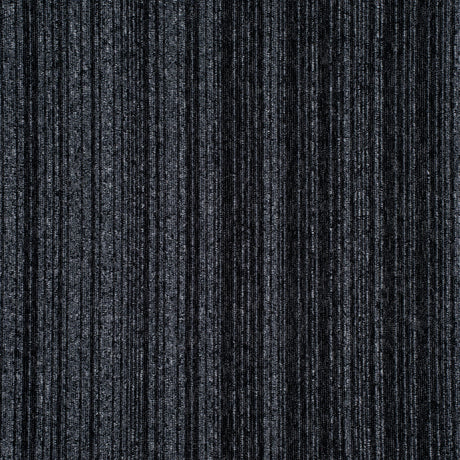 Nouveau Basics Black Graphite Stripe Carpet Tiles - DCTUK