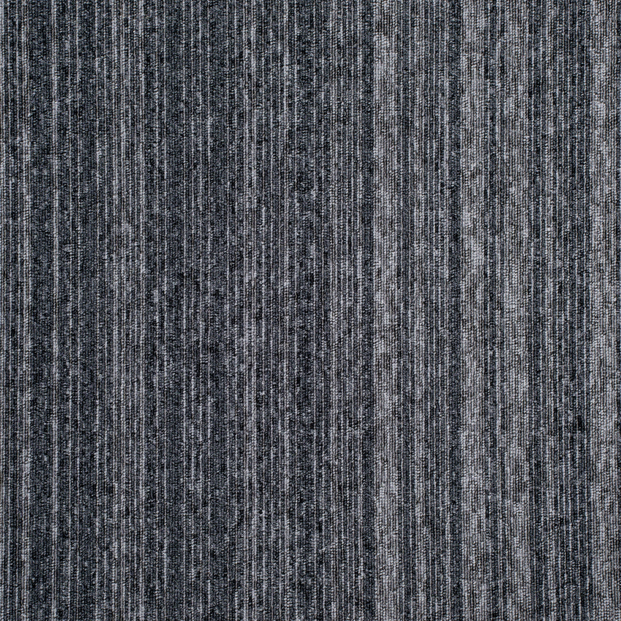 Nouveau Basics Graphite Grey Stripe Carpet Tiles - DCTUK