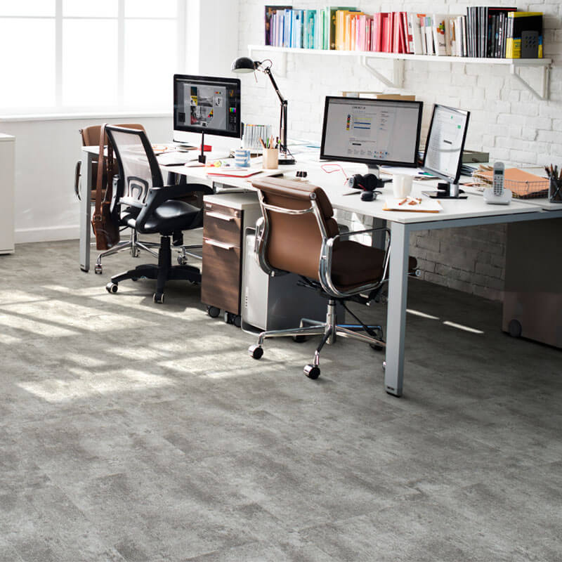 Nouveau Concrete Cloud Carpet Tiles - DCTUK
