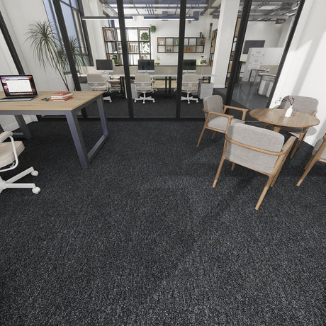 Nouveau Connections 2.0 Black Carpet Tiles - DCTUK