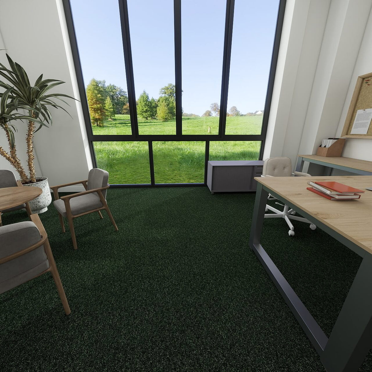 Nouveau Connections 2.0 Black Carpet Tiles - DCTUK