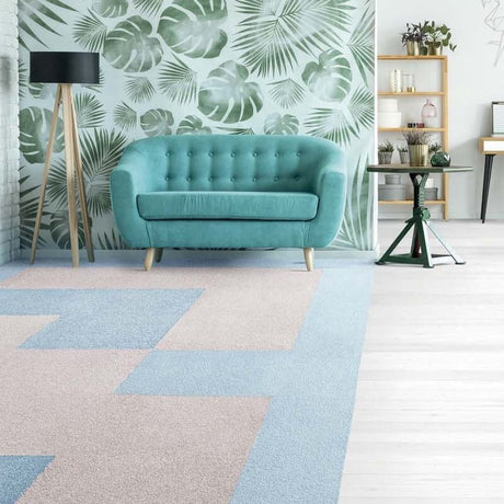 Nouveau Plush Almond Carpet Tiles - DCTUK