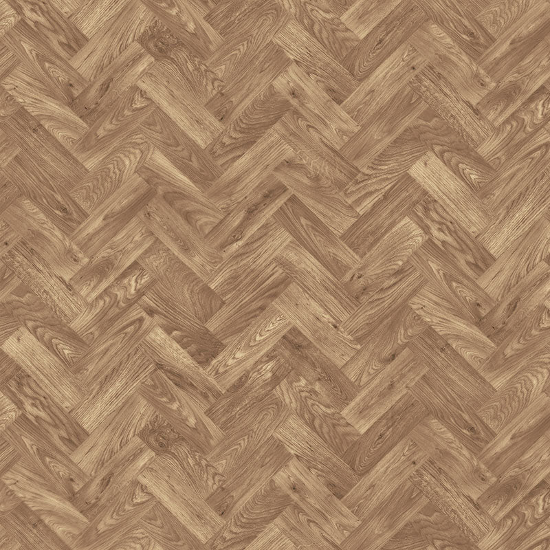 Polyflor Forest FX PUR Eton Oak Parquet 3108 Sheet Vinyl - DCTUK