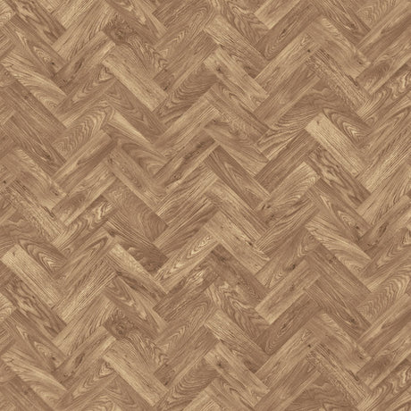 Polyflor Forest FX PUR Eton Oak Parquet 3108 Sheet Vinyl - DCTUK